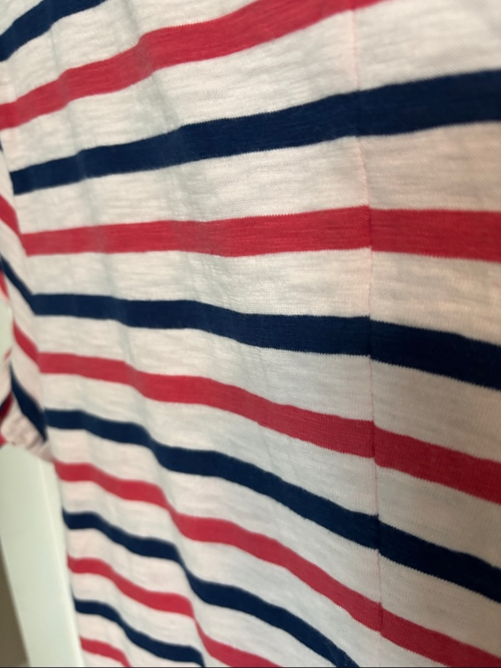 GAP women’s Short Sleeve Striped Knit Dress - Pink, Navy & White - Picture 6 of 7